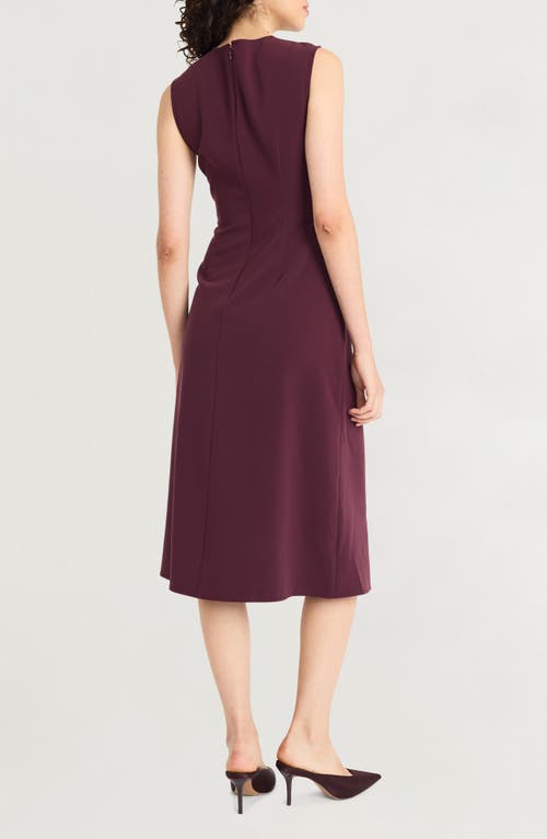 LUXELY LUXELY PLEATED SLEEVELESS DRESS