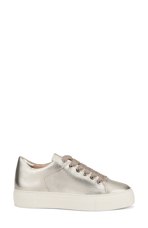 Shop Agl Attilio Giusti Leombruni Agl Parsy Platform Sneaker In Sandy-milk