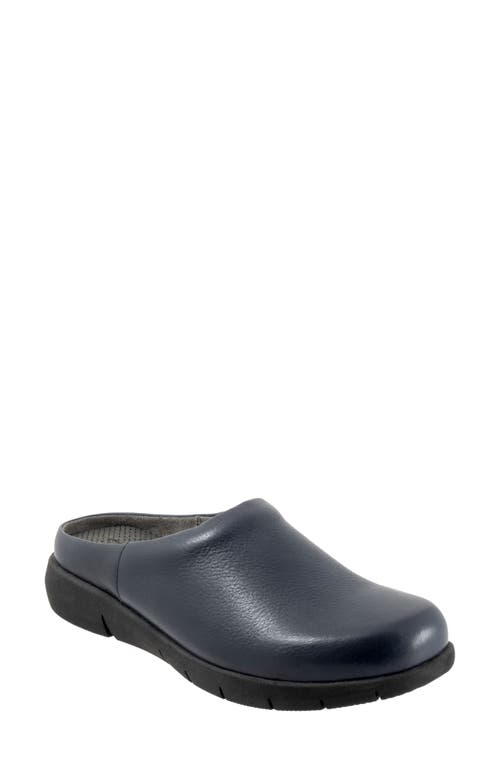 SoftWalk Andria Mule Navy Suede at Nordstrom,