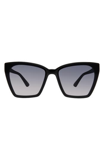 Kurt Geiger London 64mm Cat Eye Sunglasses In Black