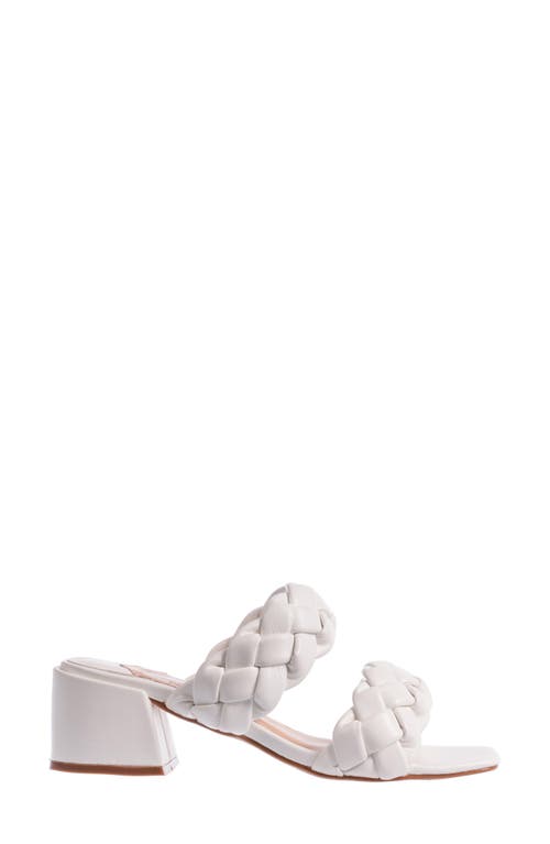 Ninety Union Twist Slide Sandal In White