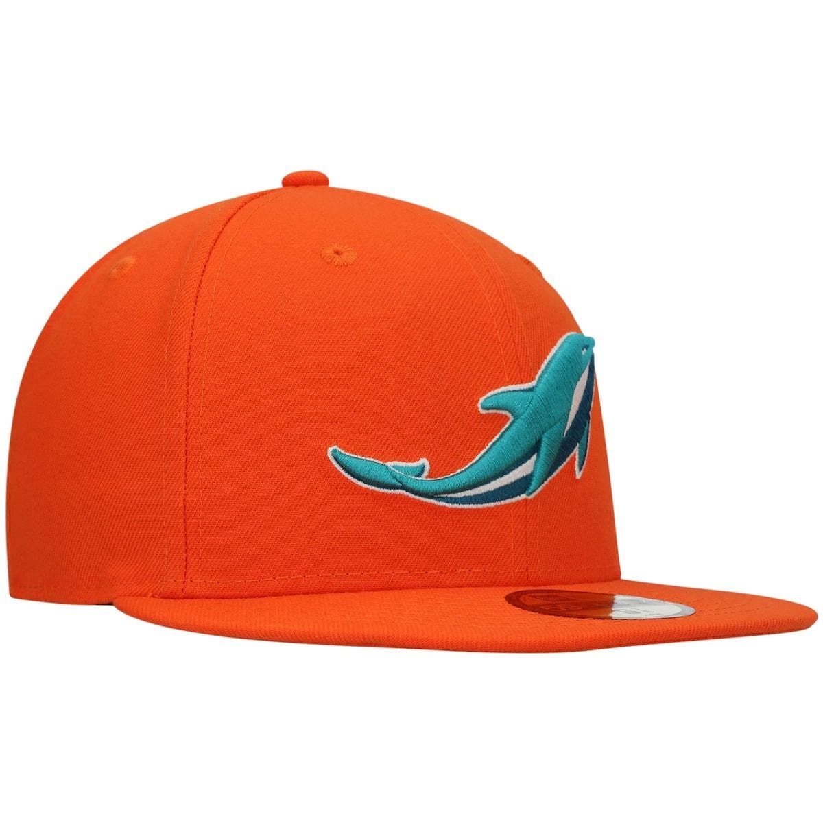 orange dolphins hat