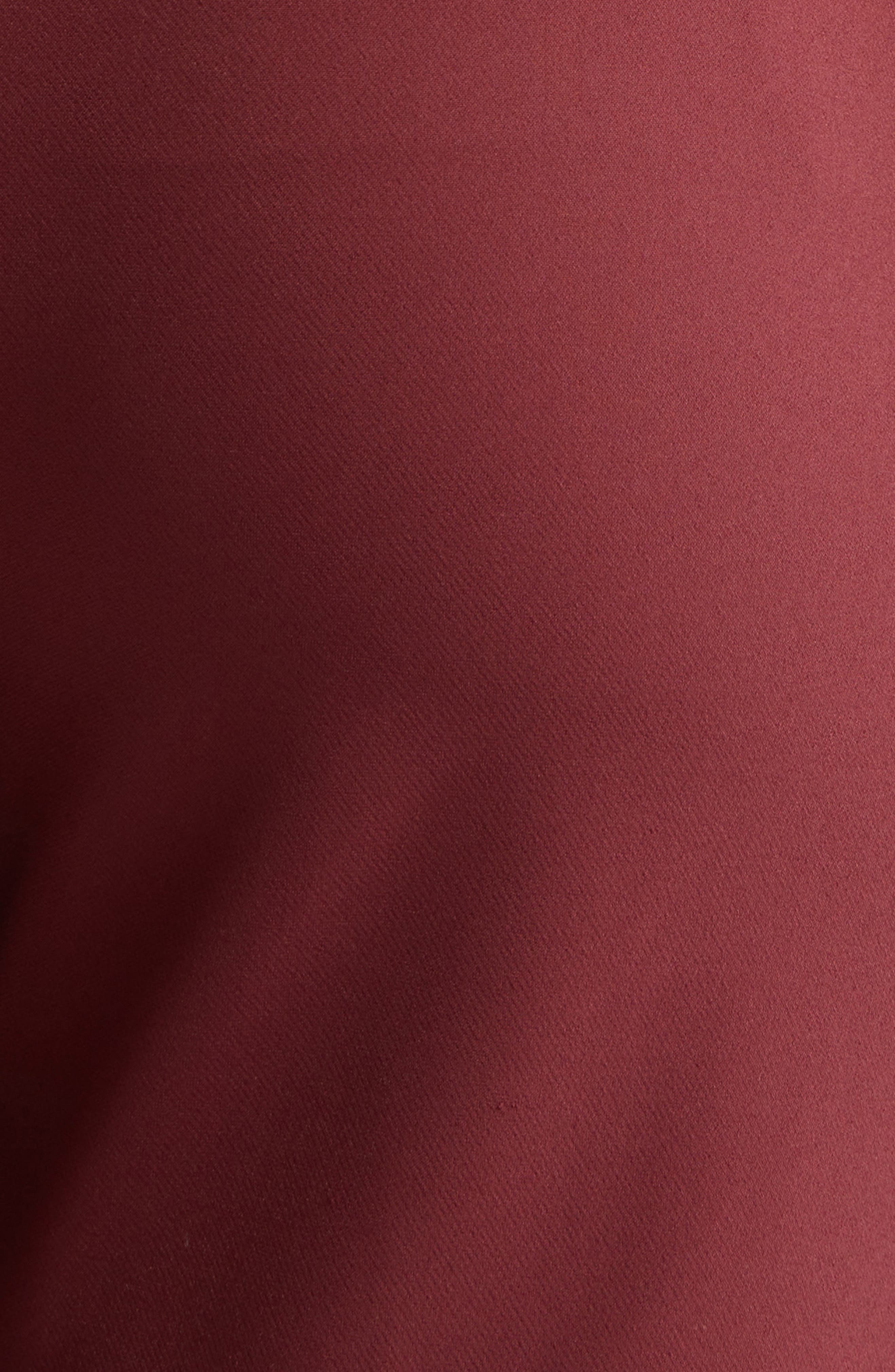 Veronica Beard Renzo Crop Pants in Dark Oxblood | Smart Closet display picture 1