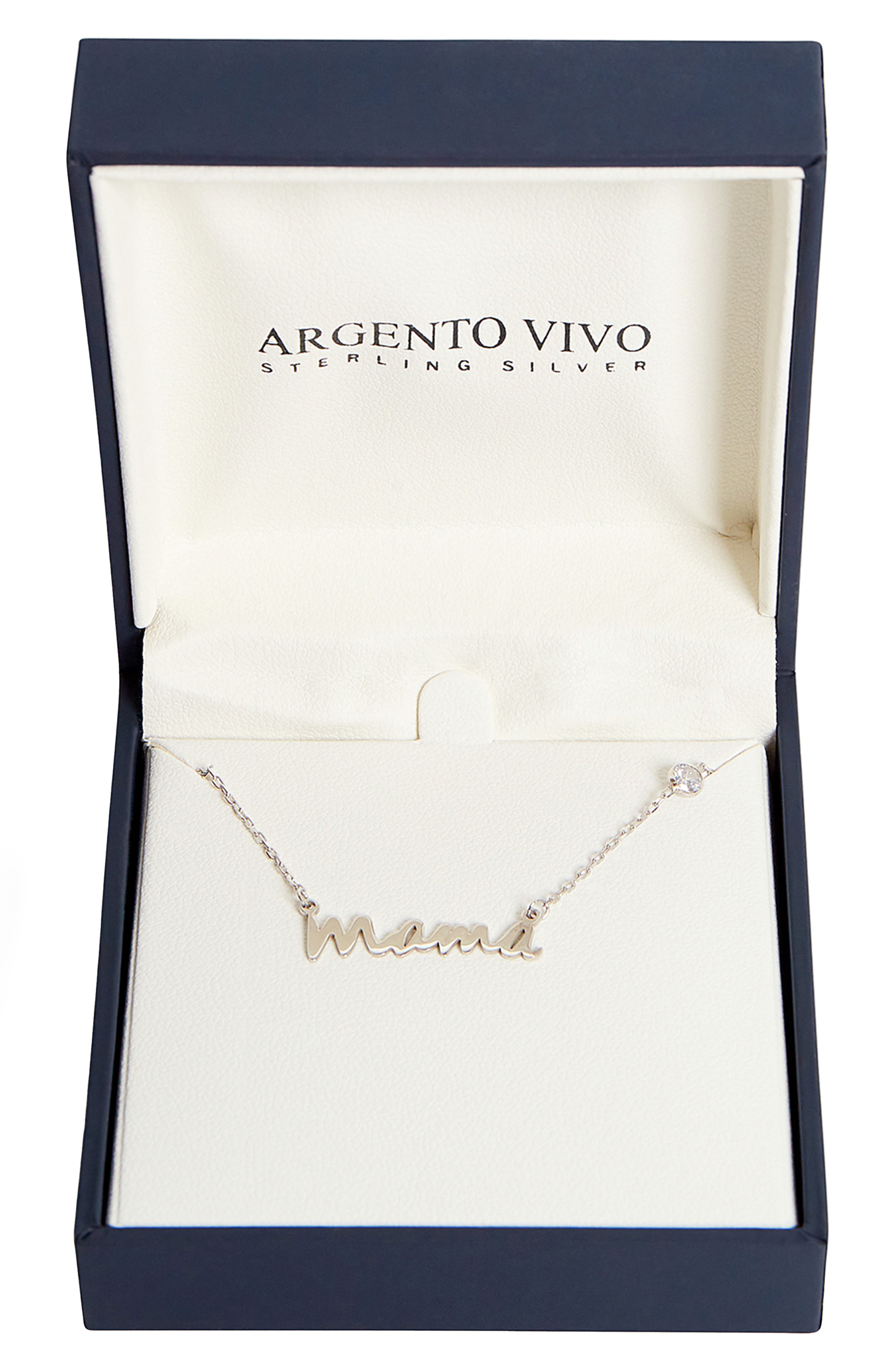 Argento Vivo Sterling Silver Scripted 