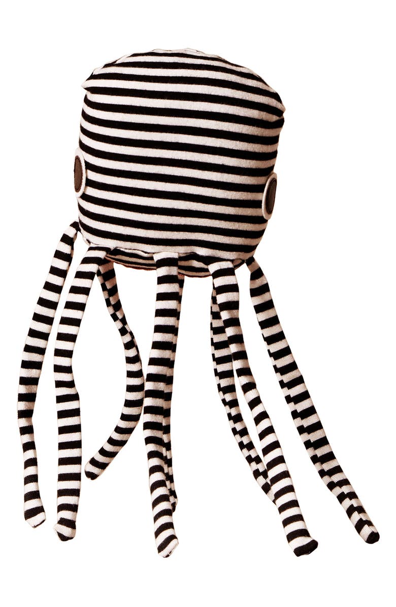 GOODEE x Raplapla Émile la Pieuvre Stuffed Octopus, Main, color, BLACK/WHITE
