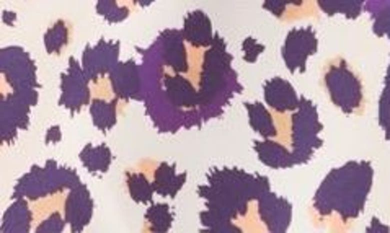 Shop Boardies Cheetah Shortie Swim Trunks In Purple Multi