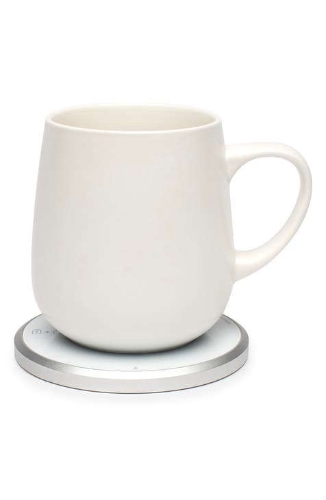 Ohom UI Self Heating Mug Set - Jasmine White