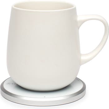 Leiph Self-Heating Teapot Set-Jasmine White, OHOM