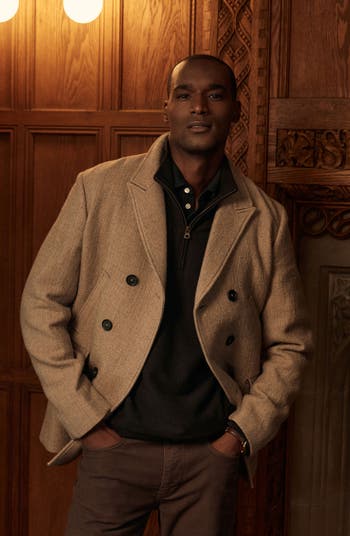 Billy Reid Bond Virgin Wool Peacoat Nordstrom