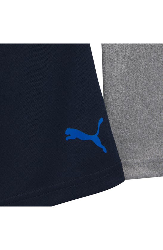 Shop Puma Kids' Performance T-shirt & Pull-on Shorts Set In Blue