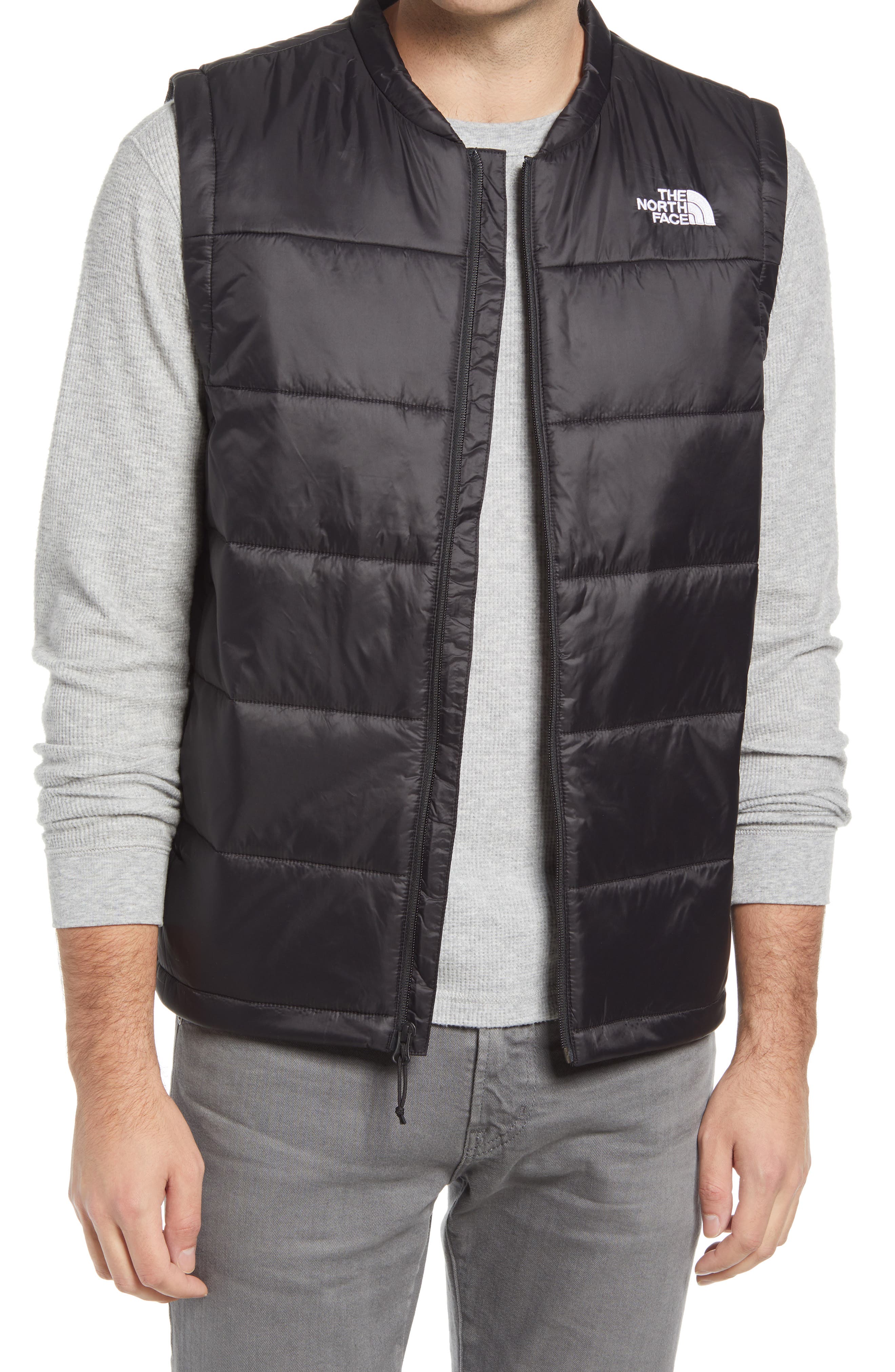 mens black vest jacket
