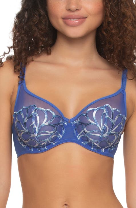 Felina  Ethereal Sheer Mesh Unlined Underwire (Dune, 32C) at   Women's Clothing store