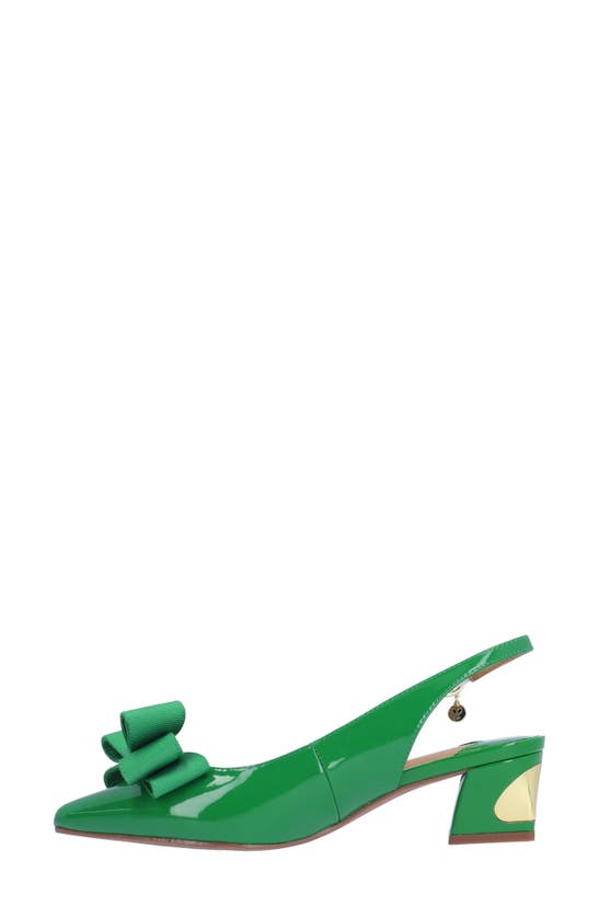Shop J. Reneé Kimma Slingback Pointed Toe Pump In Green