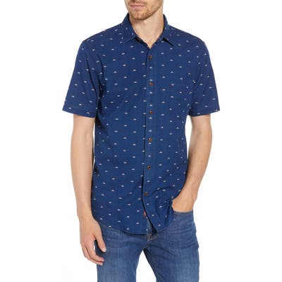 Faherty Coast Sunrise Indigo Shirt, Blue