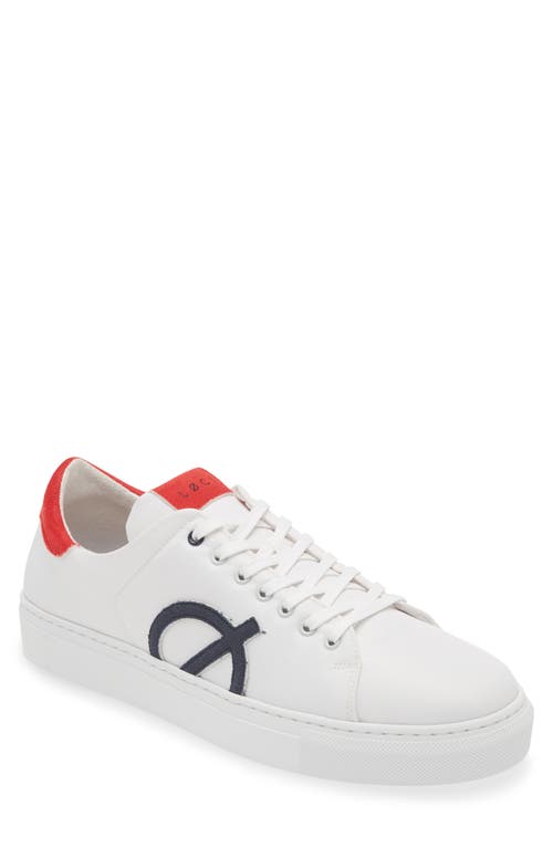 Origin Sneaker in White/Red/Navy