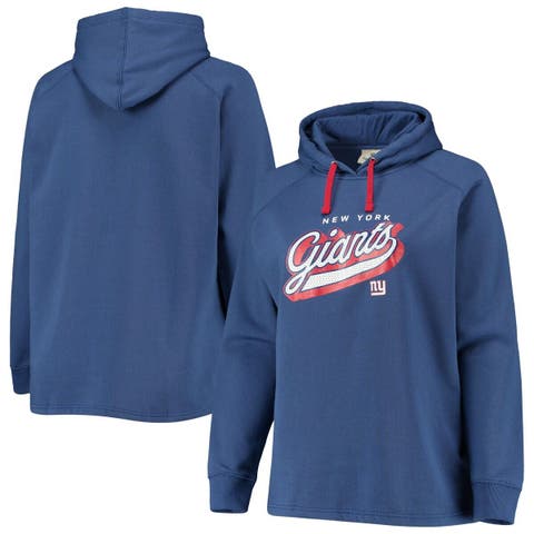 Women's Chicago Bears Fanatics Branded Navy Plus Size First Contact Raglan  Pullover Hoodie