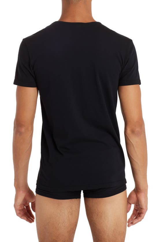 Shop Versace Medusa Head Logo 2-pack Undershirts In Black