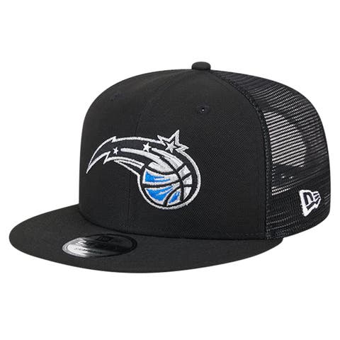 Men's New Era Black Orlando Magic Evergreen Meshback 9FIFTY Snapback Hat