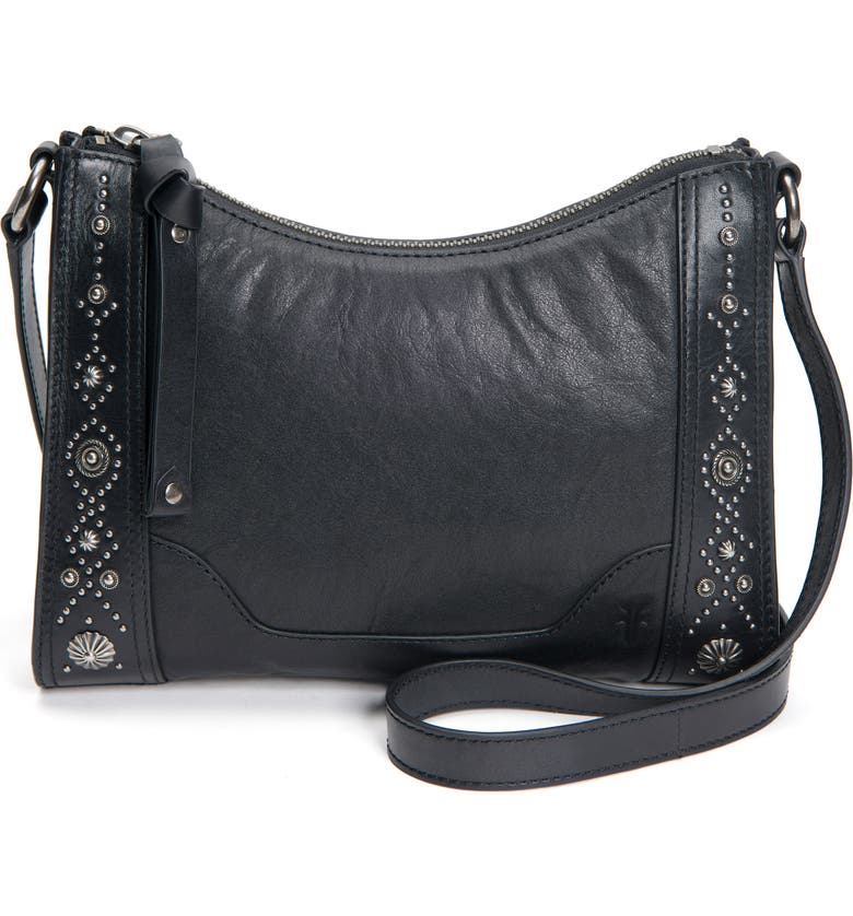 Melissa Concho Studded Leather Crossbody Bag
