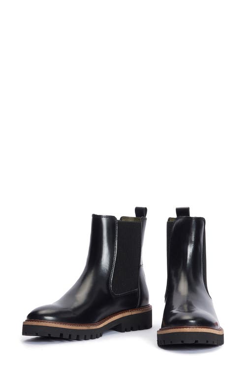 Shop Barbour Harmby Chelsea Boot In Polished Black