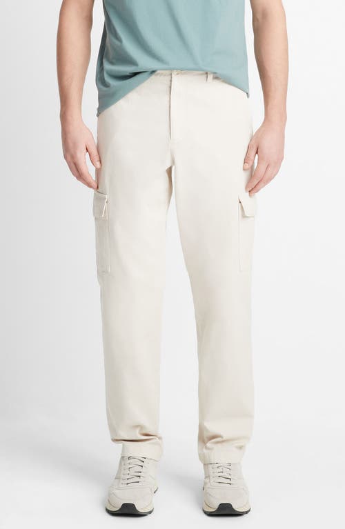 Vince Straight Leg Garment Dyed Twill Cargo Pants Deco Cream at Nordstrom,