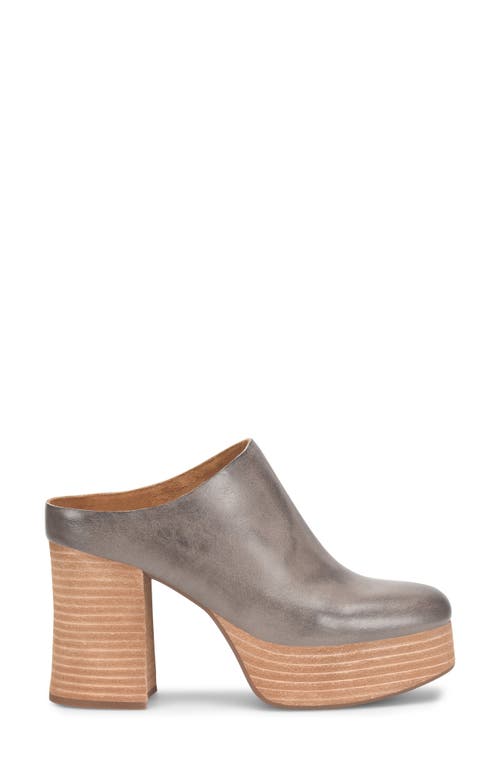 Shop Kork-ease ® Veronica Platform Mule In Grey F/g