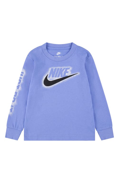 Shop Nike Kids' Powder Play Long Sleeve Graphic T-shirt In Royal Pulse