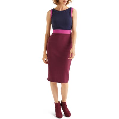 Boden Celia Ottoman Sheath Dress