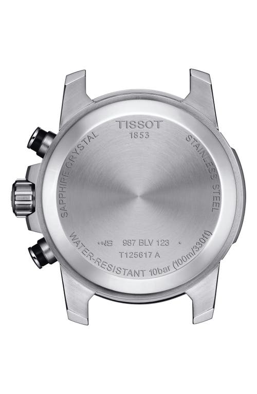 Shop Tissot T-sport Supersport Giro Chronograph Interchangeable Strap Watch, 45.5mm In Black/navy