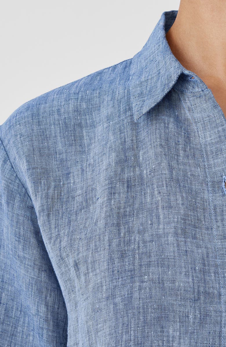 Eileen Fisher Organic Linen Button-Up Shirt | Nordstrom