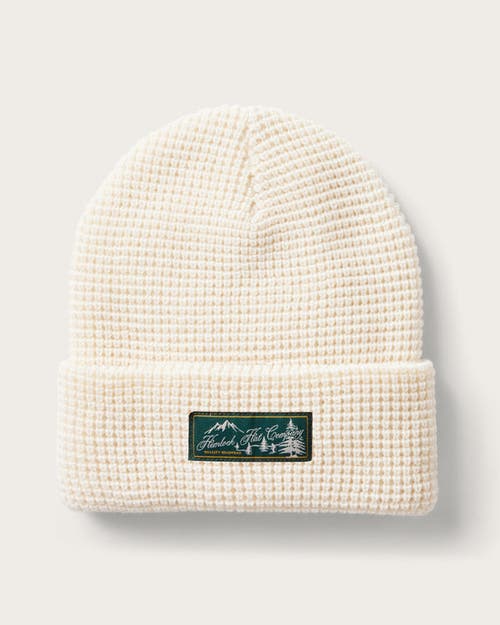 Hemlock Meadows Waffle Beanie In Chalk