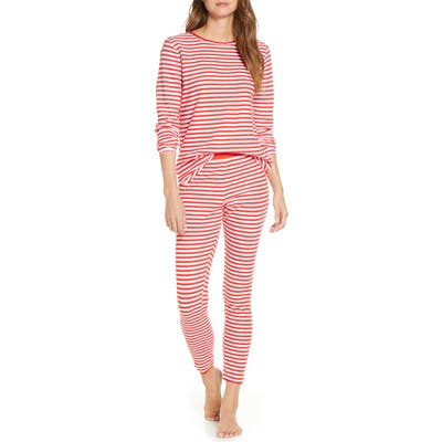 Rachel Parcell Thermal Pajamas, Red (Nordstrom Exclusive)