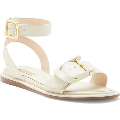 Louise Et Cie Benue Ankle Strap Sandal- White