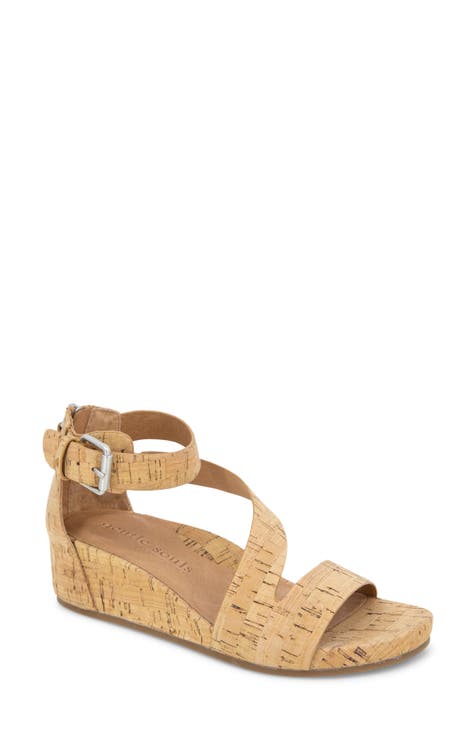 Gentle souls cork on sale wedges