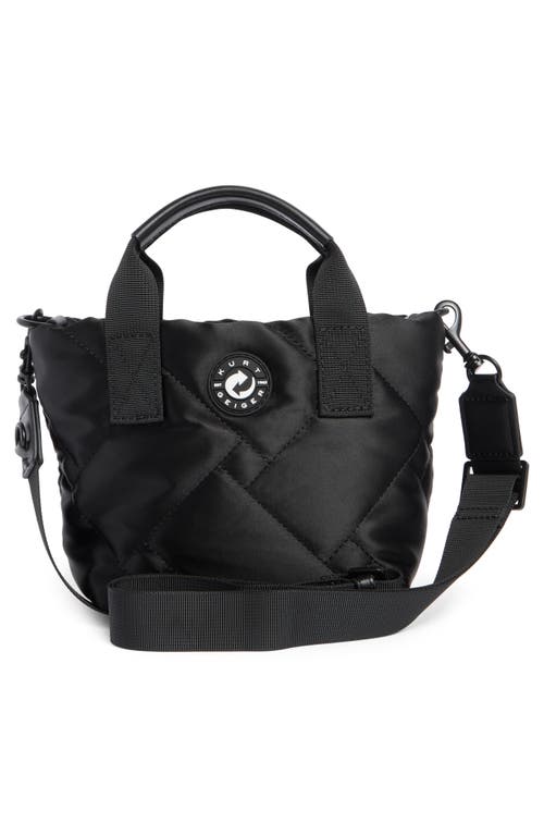 Kurt Geiger London Extra Small Quilted Shopper Bag In Black