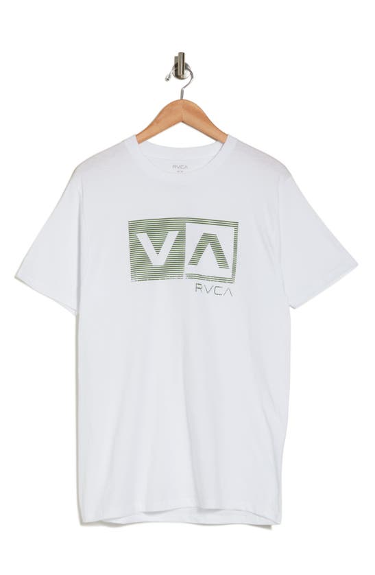 Rvca Vpn 12 Graphic T-shirt In White