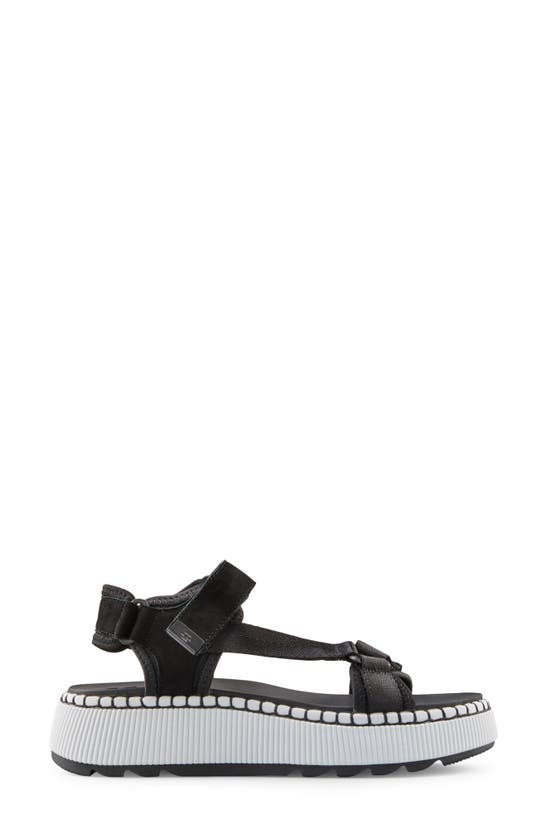 Shop Cougar Spray Water Resistant Platform Sandal In Black