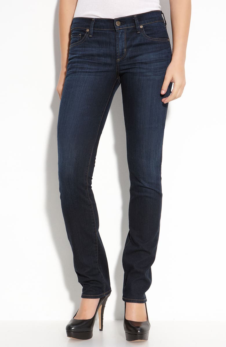 Citizens Of Humanity Ava Straight Leg Stretch Jeans Faith Dark Wash Nordstrom