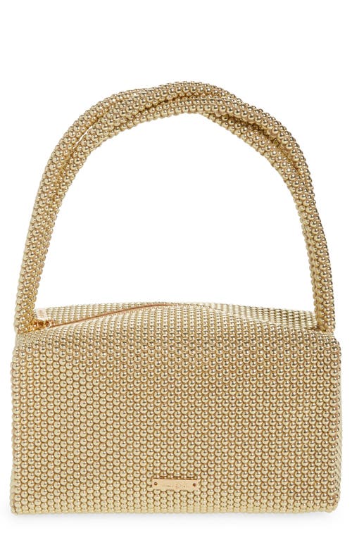 Cult Gaia Mini Sienna Top Handle Bag in Shiny Brass at Nordstrom