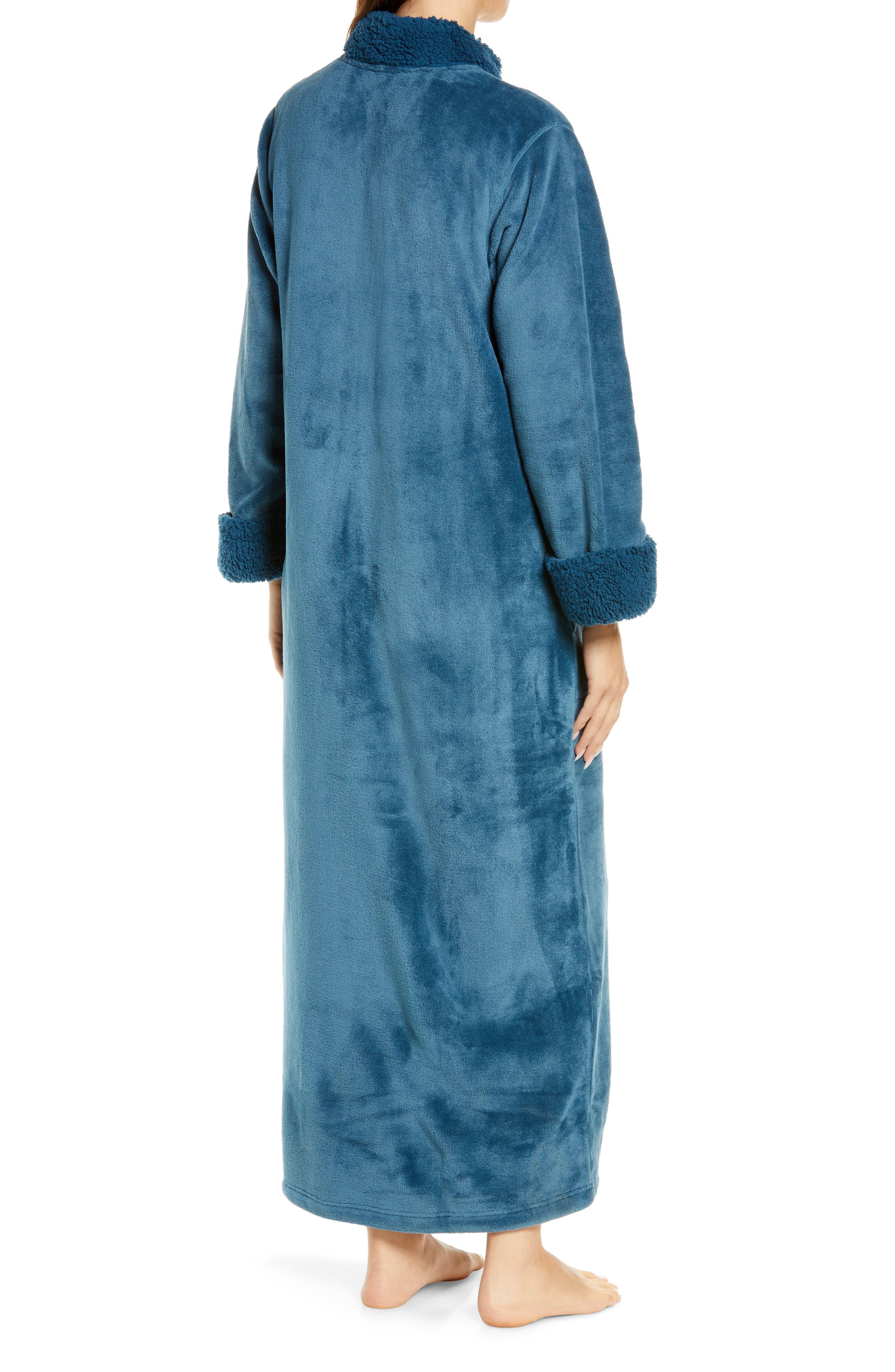 natori zip front robes