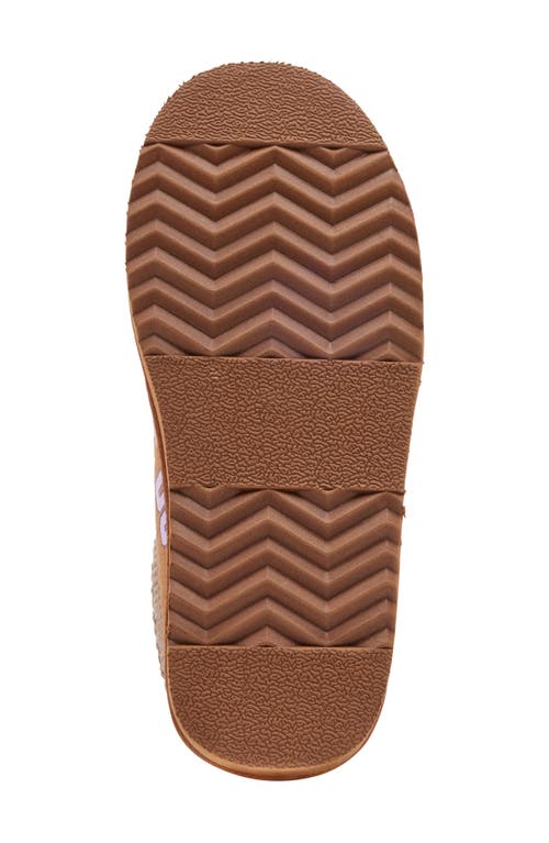Steve Madden Kids' Jordye Faux Fur Clog Slipper In Cognac Multi