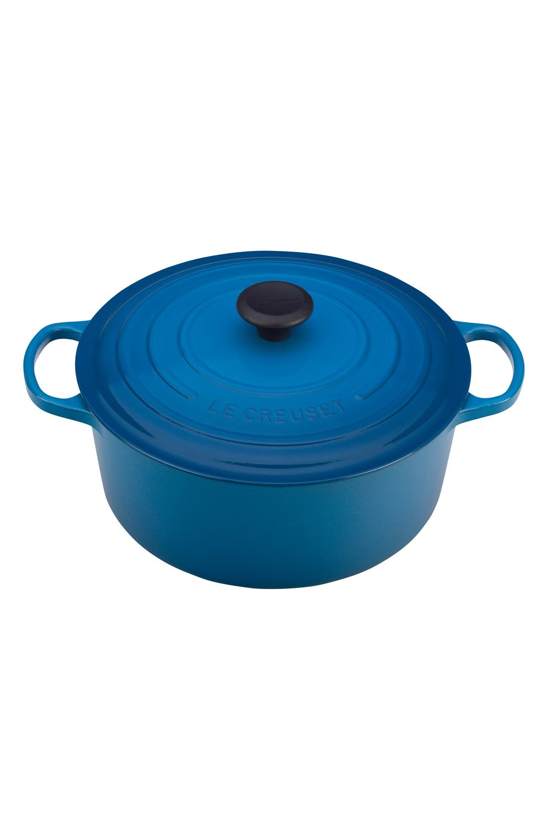 LE CREUSET,
                            Signature 7 1/4 Quart Round Enamel Cast Iron French/Dutch Oven,
                            Main thumbnail 18, color,
                            401
