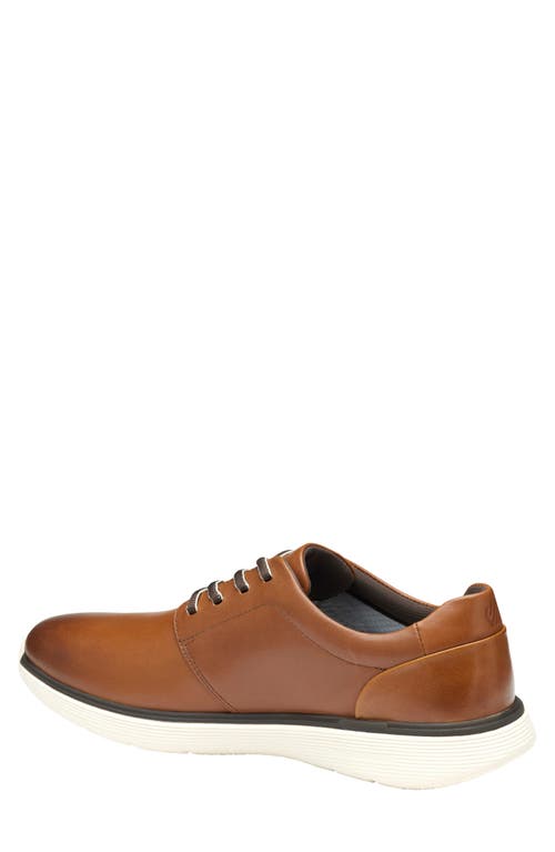 Johnston & Murphy Waterproof Xc4 Prentiss 2 Plain Toe Shoe In Tan Full Grain