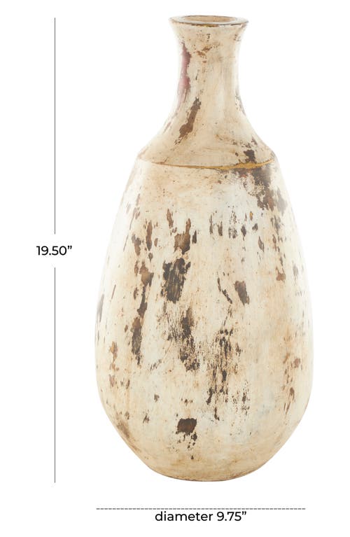 Ginger Birch Studio Ceramic Vase In Brown