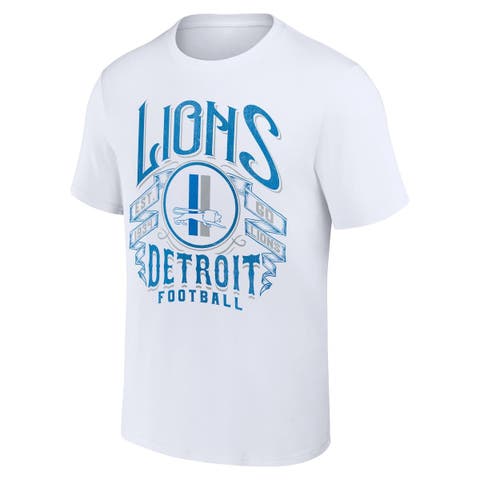 Men's Fanatics Branded White Detroit Lions Big & Tall Hometown Collection  Hot Shot T-Shirt