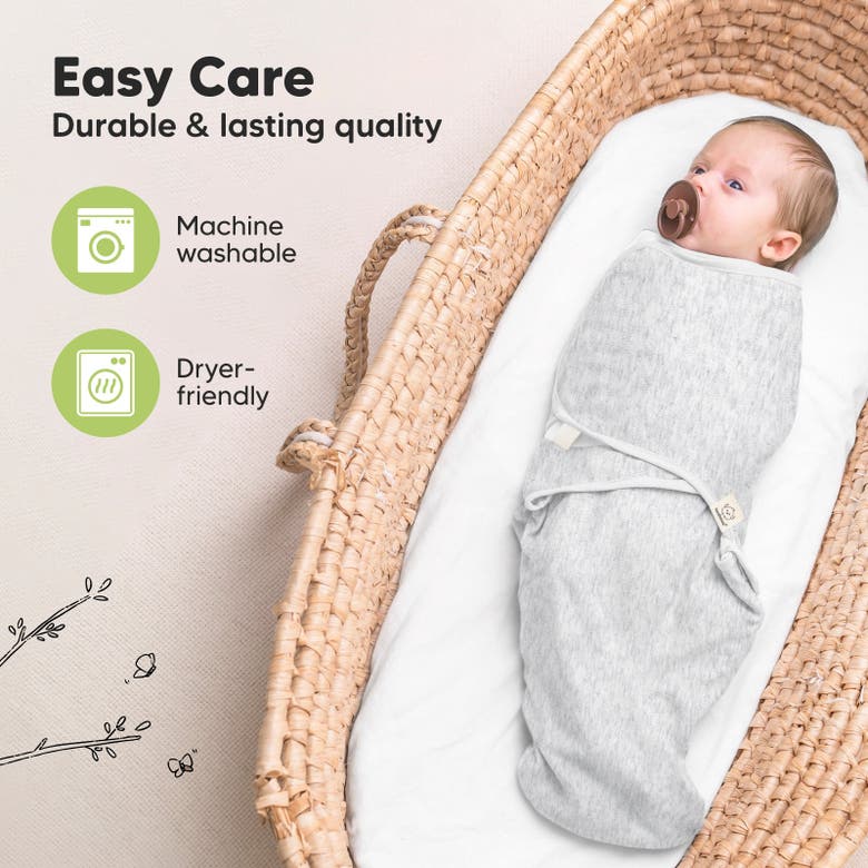 Keababies 3-pack Soothe Swaddle Wraps In Cloud