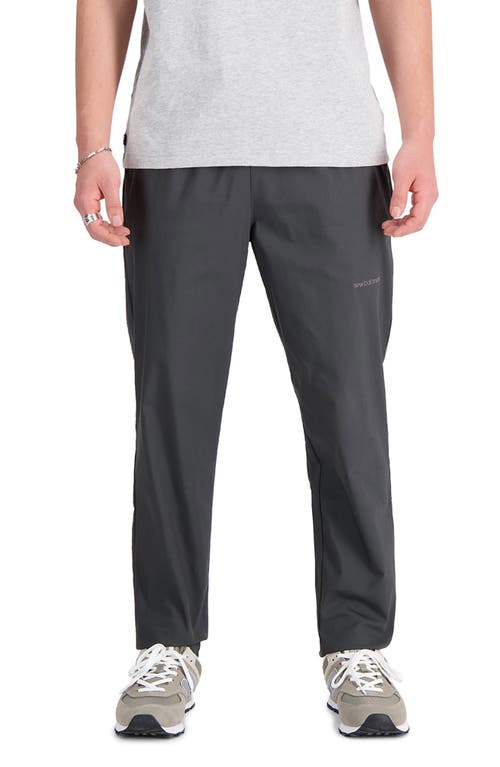 Athletics Linear Woven Track Pants in Blacktop