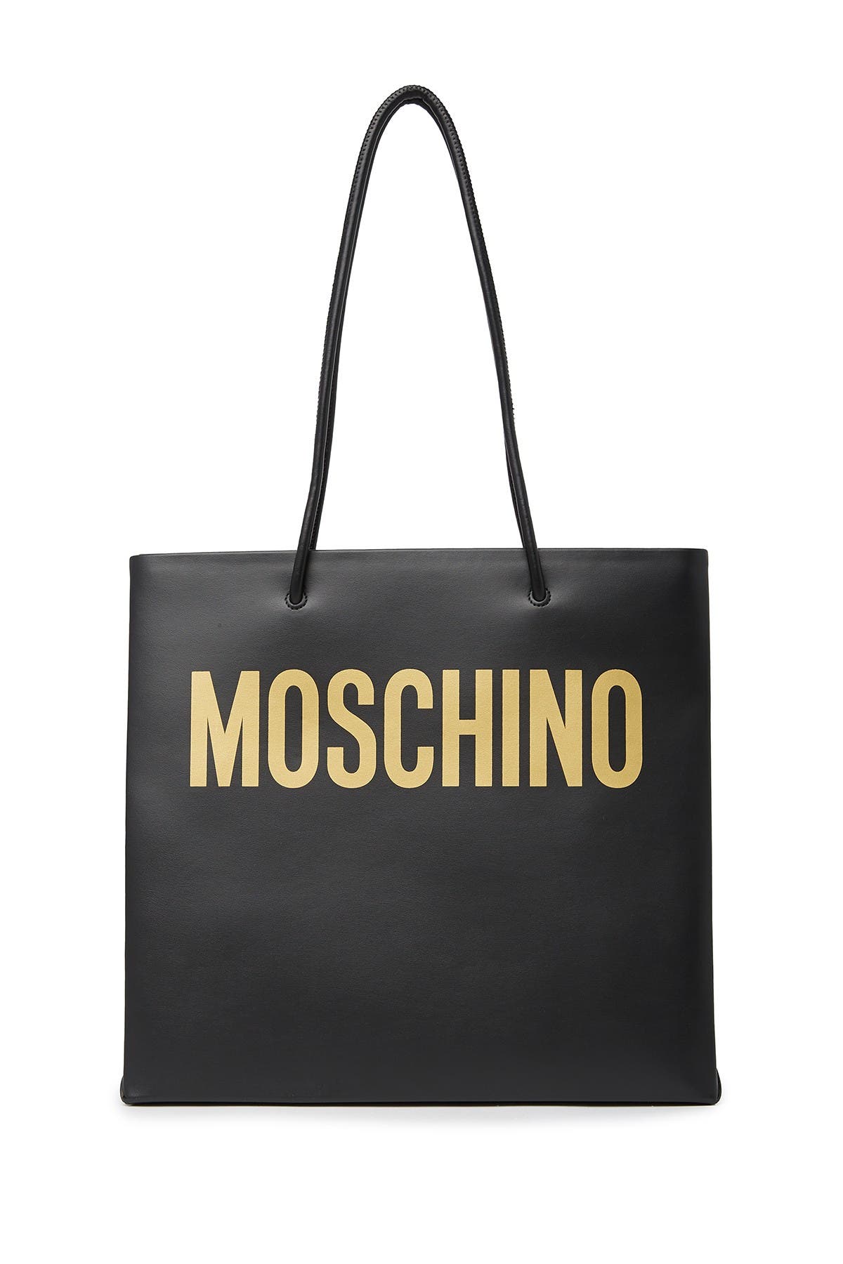 MOSCHINO | Leather Logo Tote Bag 