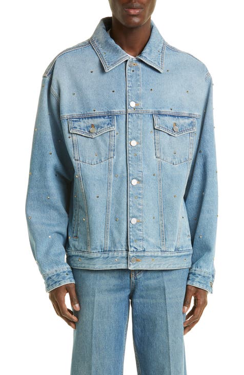 embellished denim jacket | Nordstrom