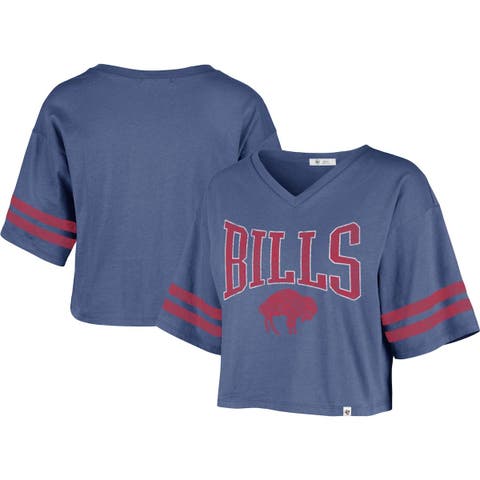 NFL Buffalo Bills Junior Short Sleeve Tie-Dye Fashion Crop T-Shirt - XL